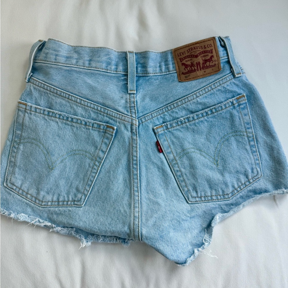 Levi 501 high rise shorts!